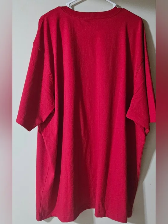 2XL Men's Carhartt Red Short-Sleeve Pocket Tee - Picture 4 of 4